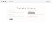 Tablet Screenshot of dewilsdealers.com